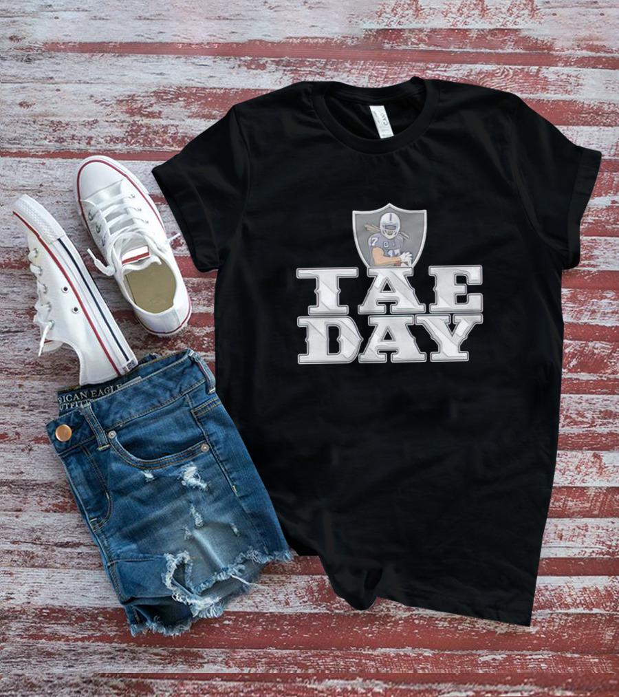 Las Vegas Raiders TAE DAY Davante Adams Football T-Shirt