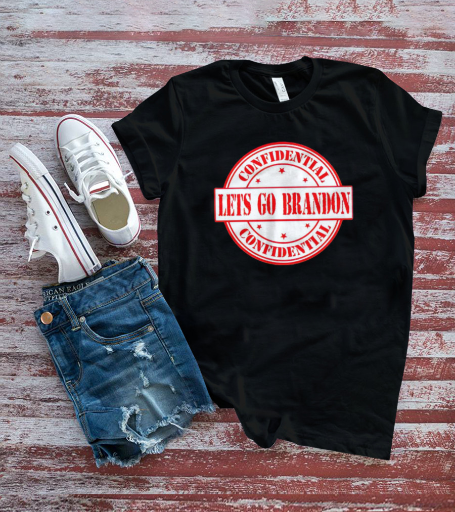 Let's Go Brandon Confidential Stamp T-Shirt