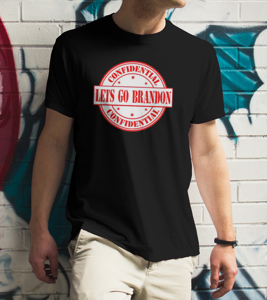 Let's Go Brandon Confidential Stamp T-Shirt