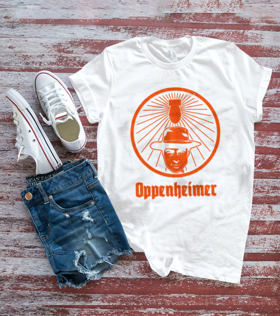 Oppenheimer Atom Meister Iconic Bomb Hat T-Shirt