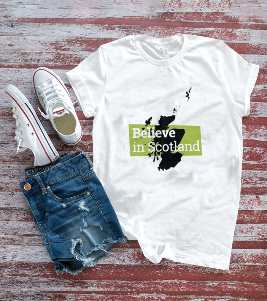Believe In Scotland Map T-Shirt