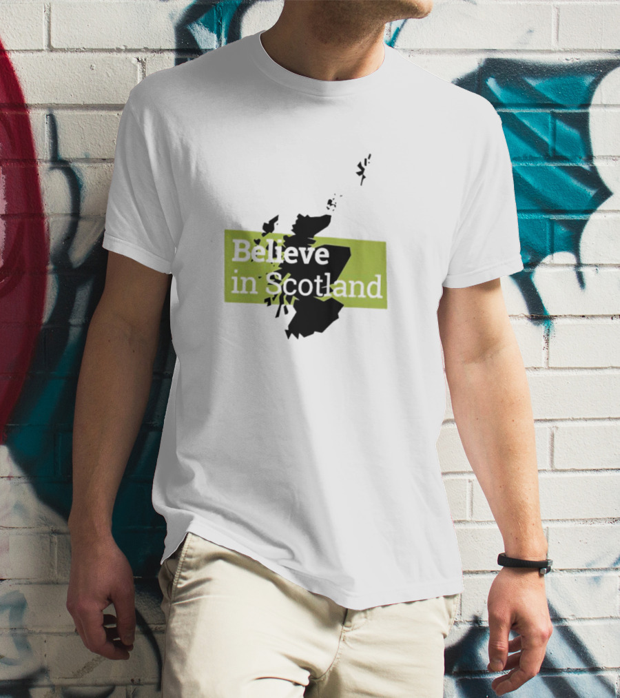 Believe In Scotland Map T-Shirt