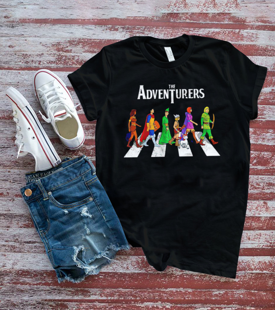 The Legend Of Zelda The Adventurers Abbey Road T-Shirt