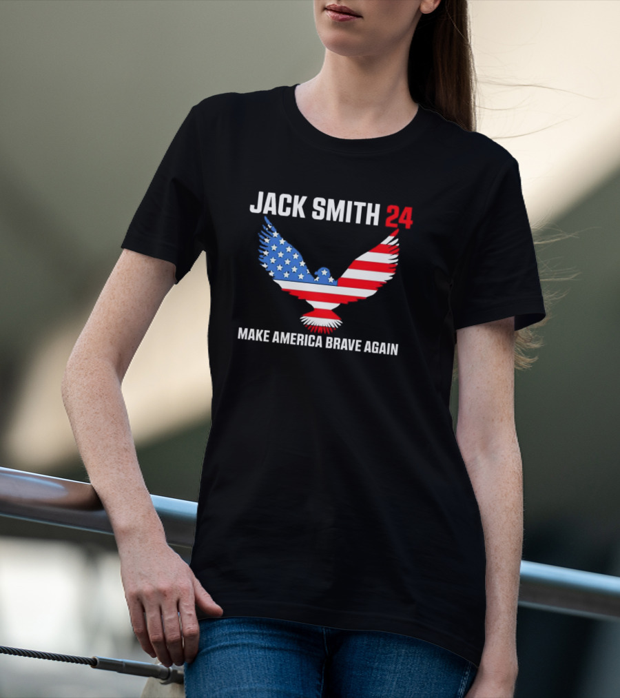 Jack Smith 24 Make America Brave Again Patriotic Eagle T-Shirt