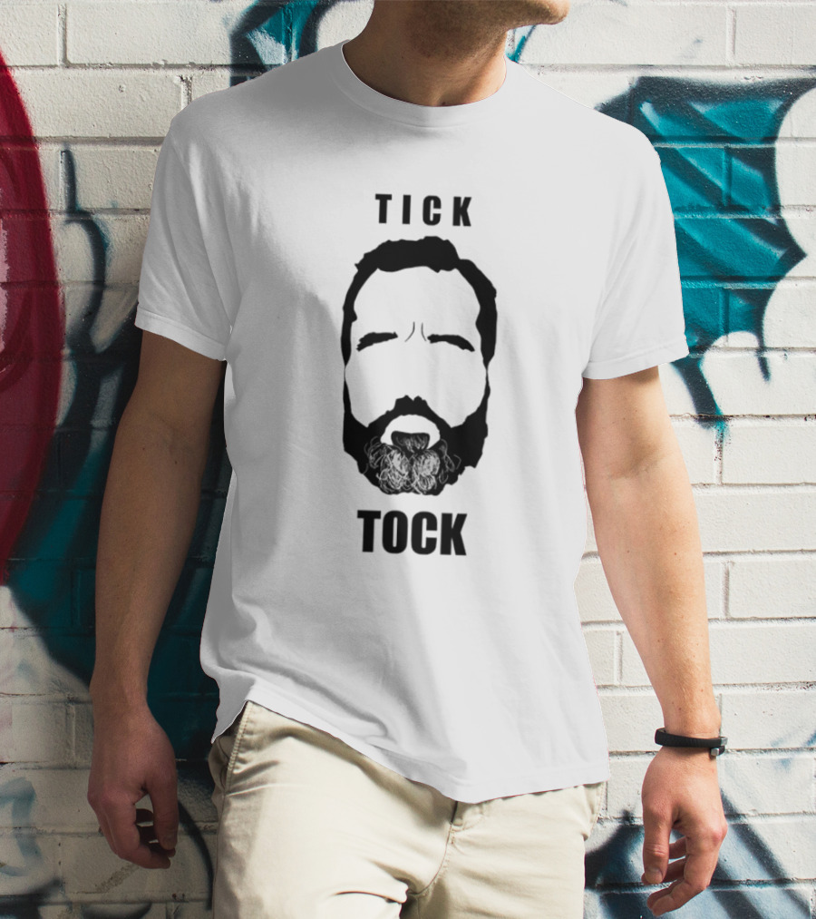 Tick Tock Jack Smith Beard Face T-Shirt