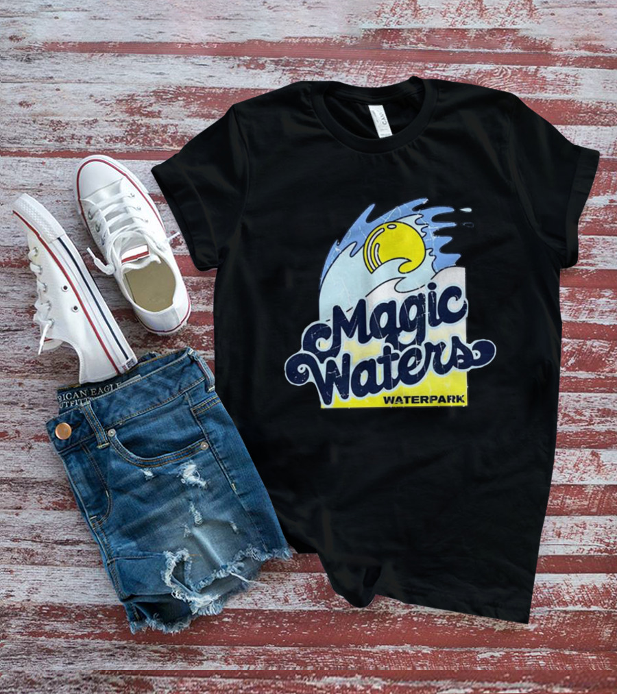 Magic Waters Waterpark Wave And Sun T-Shirt