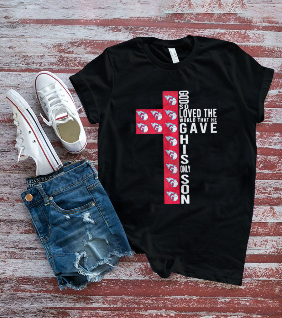 Guardians Logo Cross God So Loved The World He Gave His Only Son T-Shirt