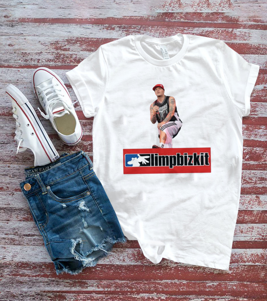 Limpbizkit Fred Durst Red Cap Black Tank Top Music Performance T-Shirt