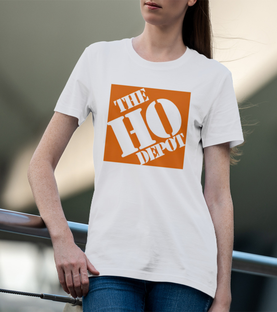 The Ho Depot Orange Square T-Shirt