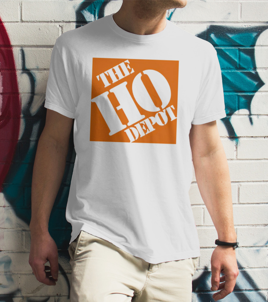 The Ho Depot Orange Square T-Shirt