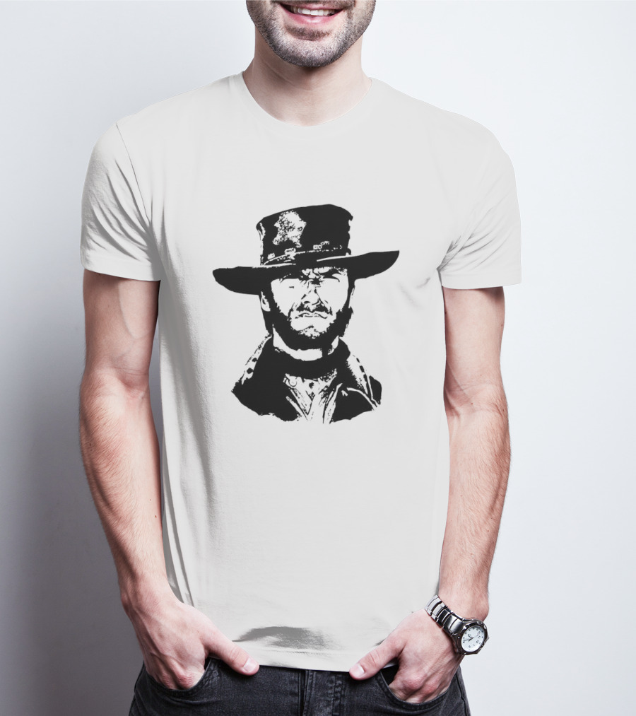 Clint Eastwood Western Hat Iconic T-Shirt