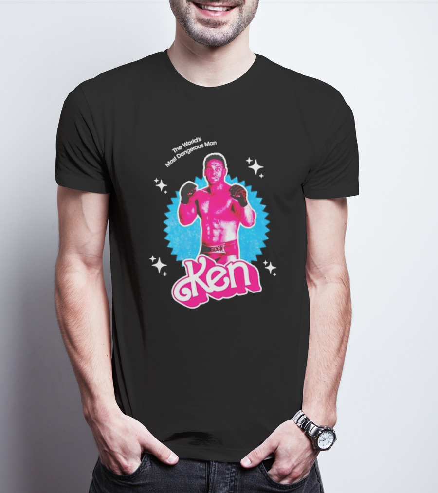 The World's Most Dangerous Man Ken Retro Boxing Star T-Shirt