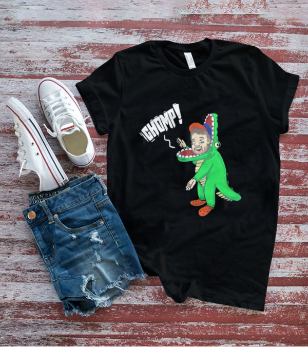Chomp Chas McCormick Crocodile Costume Character T-Shirt