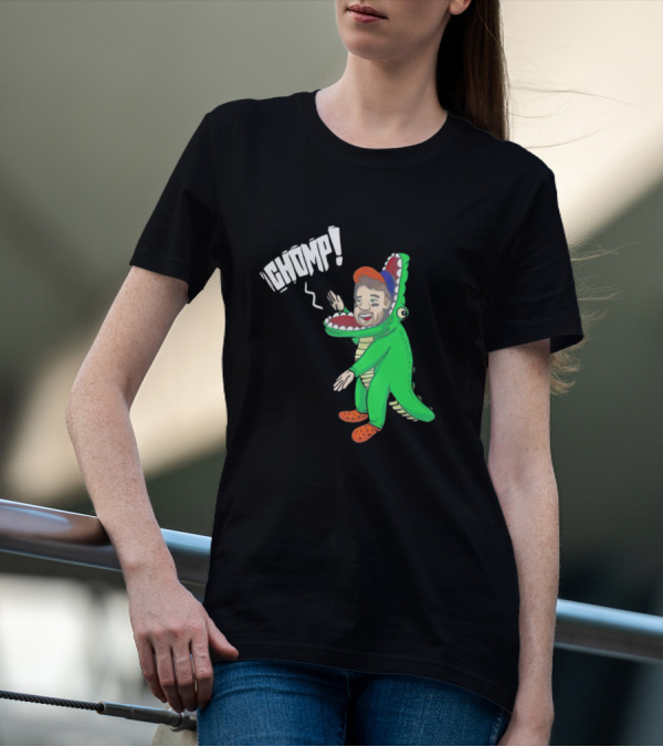 Chomp Chas McCormick Crocodile Costume Character T-Shirt