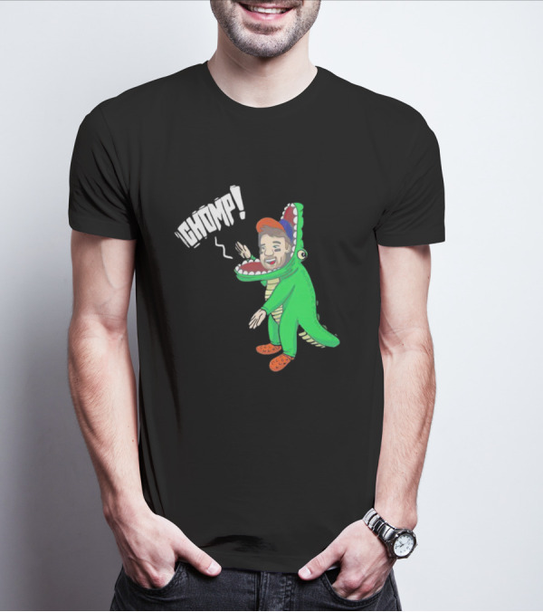 Chomp Chas McCormick Crocodile Costume Character T-Shirt
