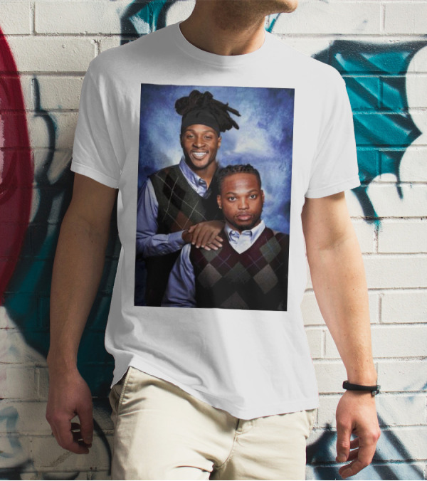 Tennessee Titans Derrick Henry DeAndre Hopkins Step Brothers Photo T-Shirt