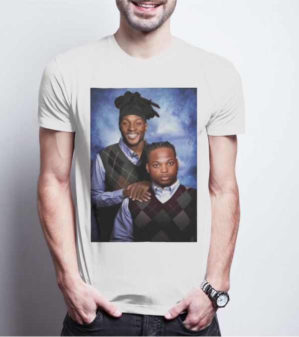 Tennessee Titans Derrick Henry DeAndre Hopkins Step Brothers Photo T-Shirt