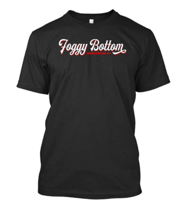 Foggy Bottom Washington D.C. Retro Script T-Shirt