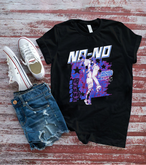 NO-NO Michael Lorenzen Signature With Stars And Stats T-Shirt