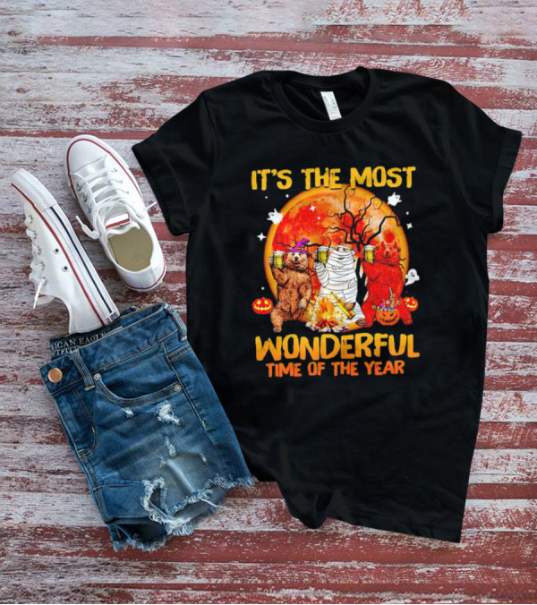 It's The Most Wonderful Time Of The Year Bear Halloween T-Shirt