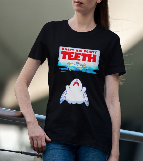 NASTY BIG POINTY TEETH Rabbit Parody With Knight T-Shirt