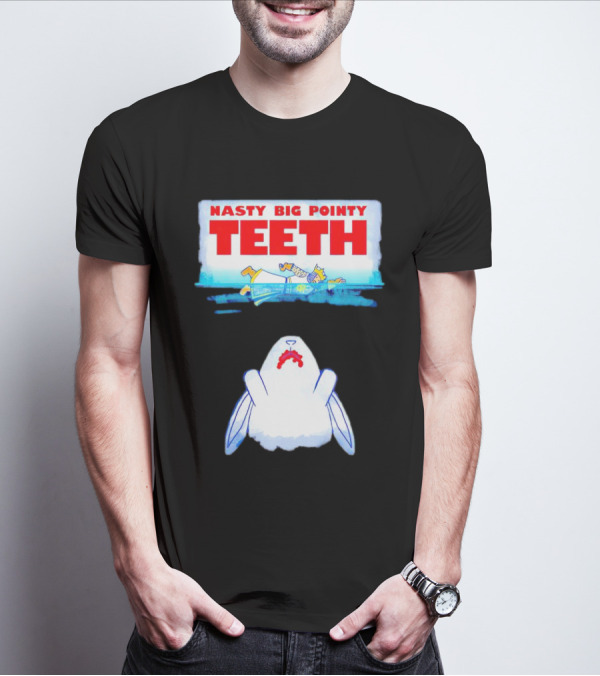 NASTY BIG POINTY TEETH Rabbit Parody With Knight T-Shirt
