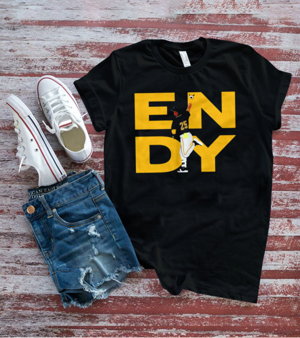 Pirates Endy Rodriguez 25 Celebration Run T-Shirt