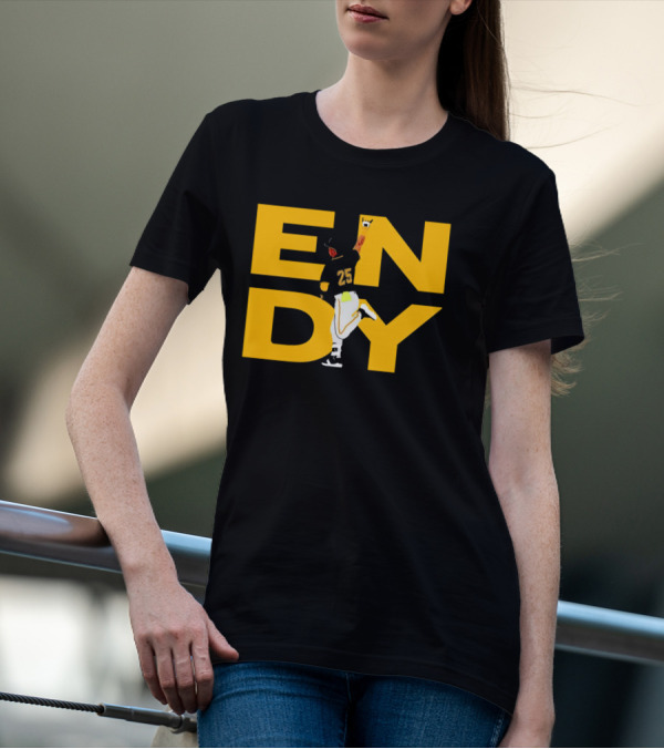 Pirates Endy Rodriguez 25 Celebration Run T-Shirt