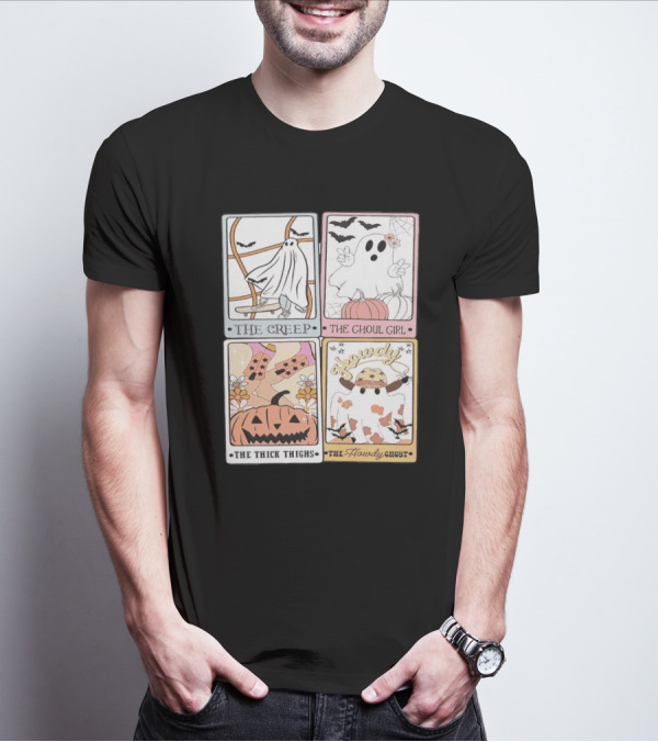 The Creep The Ghoul Girl The Thick Thighs The Howdy Ghost T-Shirt