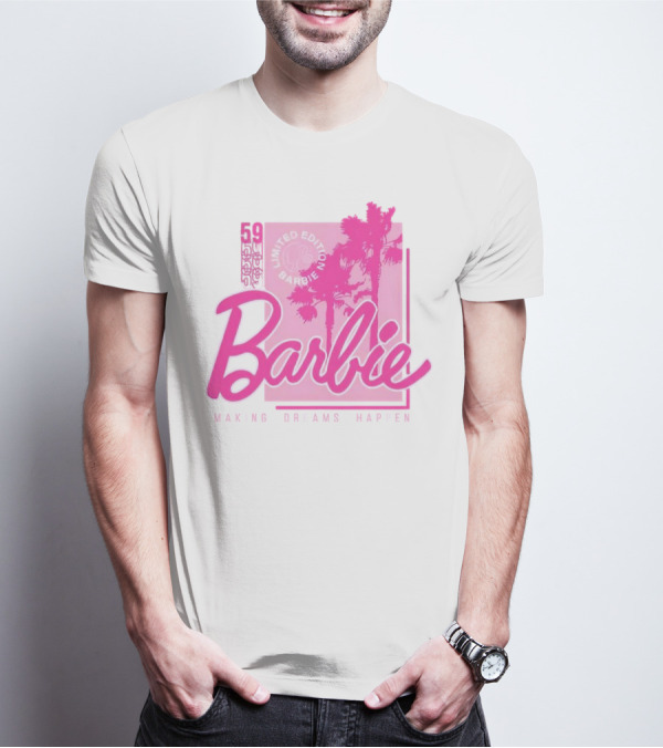 Barbie 59 Making Dreams Happen Palm Trees T-Shirt