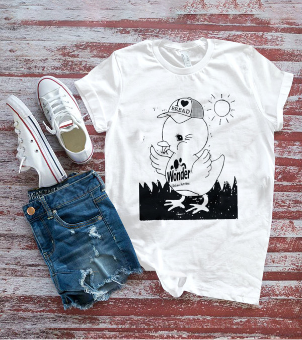 Wonder Duck I Love Bread Sun Hat T-Shirt