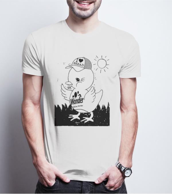 Wonder Duck I Love Bread Sun Hat T-Shirt