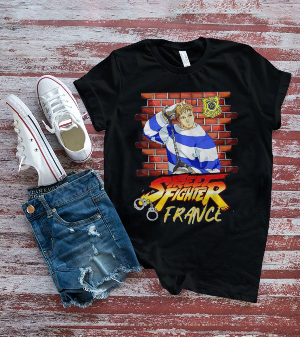 Street Fighter Cody France Police Brick Wall T-Shirt