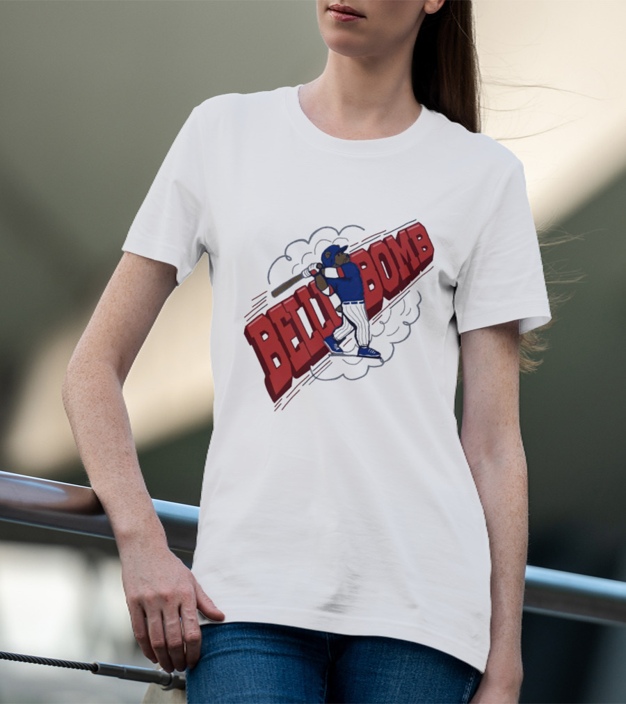 Cody Bellinger Belli Bomb Baseball Hit Iconic Swing T-Shirt