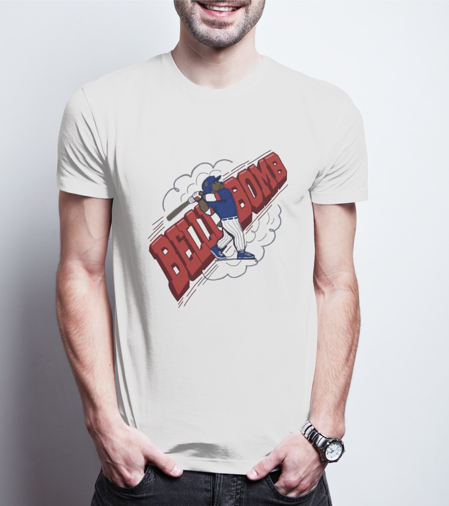 Cody Bellinger Belli Bomb Baseball Hit Iconic Swing T-Shirt