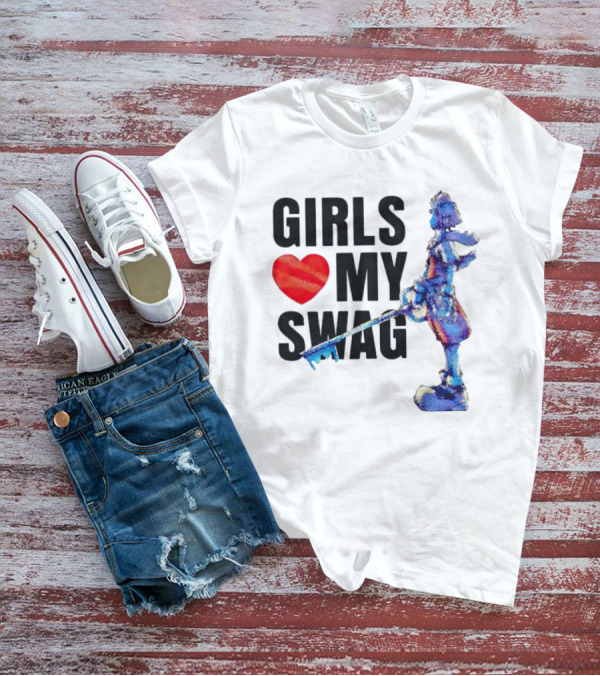 Girls Love My Swag Kingdom Hearts Keyblade Character T-Shirt