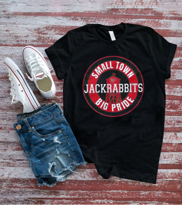 Jackrabbits Small Town Big Pride Watertower Emblem T-Shirt