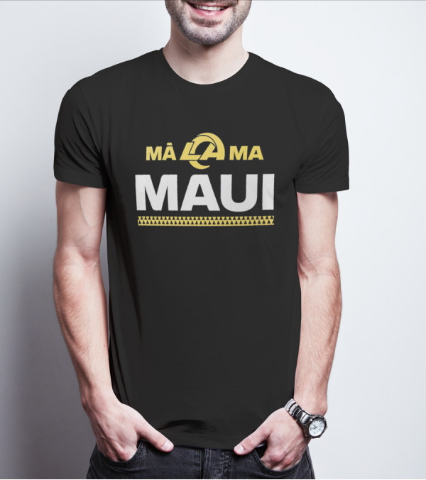 Mālama LA Rams Maui T-Shirt