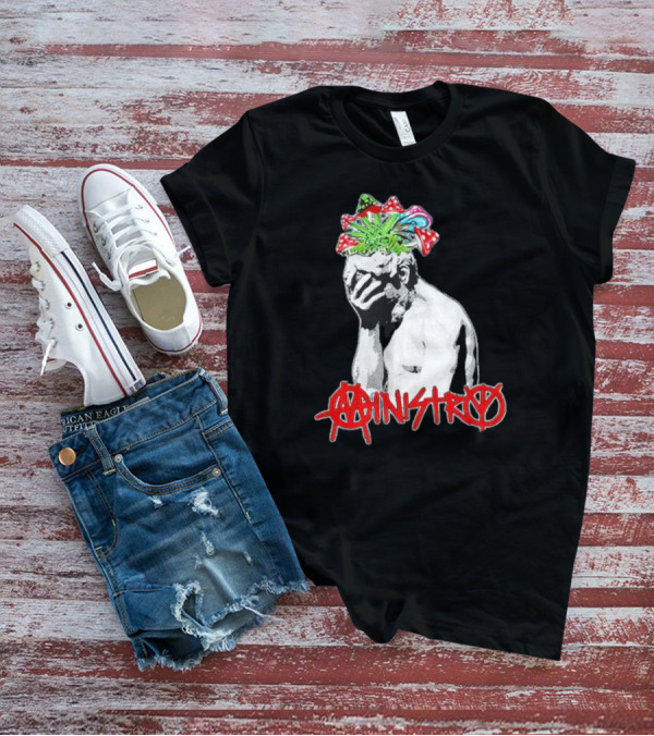 Ministry Anarchy Statue Psychedelic Mushrooms T-Shirt