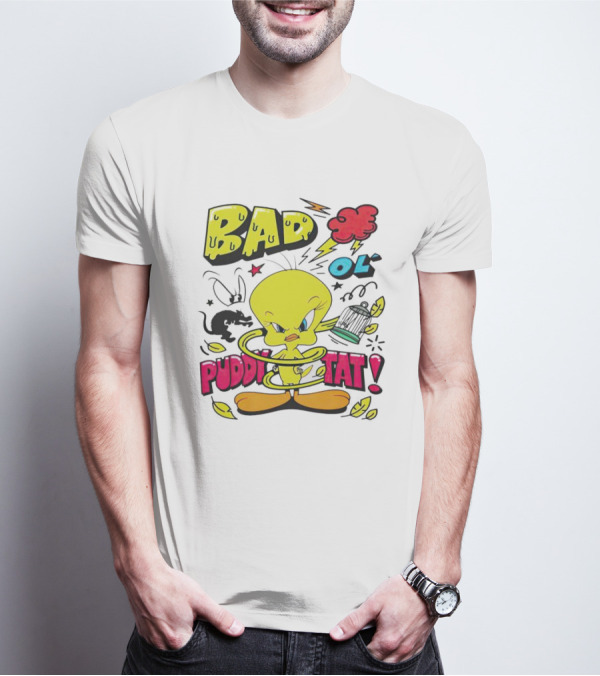 Tweety Bad Ol Puddy Tat T-Shirt