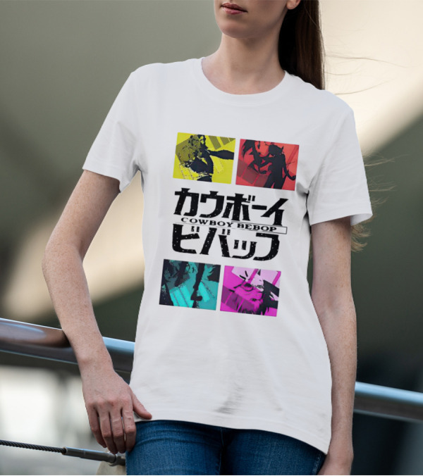 Augmented Reality Cowboy Bebop Iconic Anime Montage T-Shirt