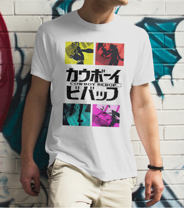 Augmented Reality Cowboy Bebop Iconic Anime Montage T-Shirt