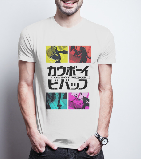 Augmented Reality Cowboy Bebop Iconic Anime Montage T-Shirt