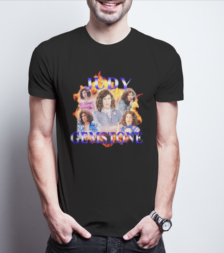Judy Gemstone Fiery Montage T-Shirt