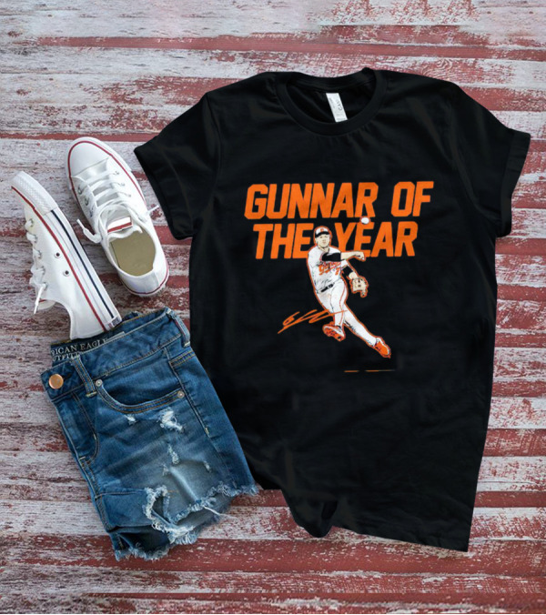 Gunnar Henderson Gunnar Of The Year Signature Baseball Player T-Shirt