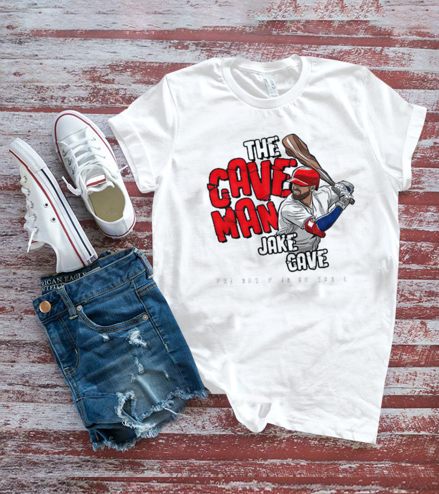 The Caveman Jake Cave Baseball Bat T-Shirt