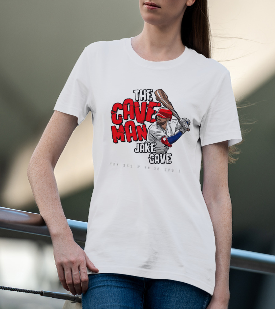 The Caveman Jake Cave Baseball Bat T-Shirt