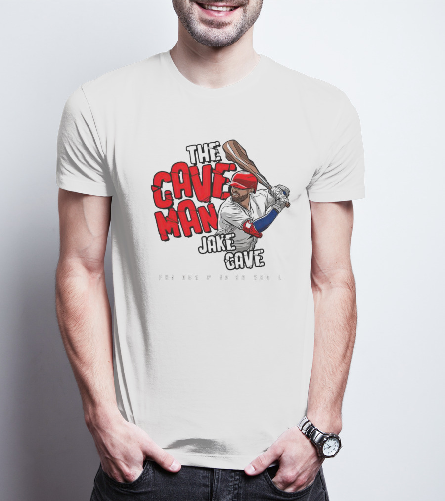 The Caveman Jake Cave Baseball Bat T-Shirt