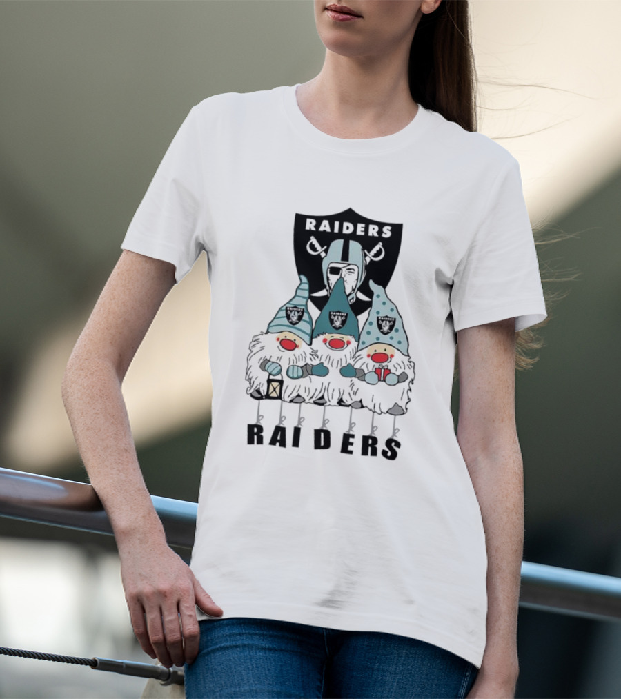 Raiders Gnomes With Helmets And Shields T-Shirt