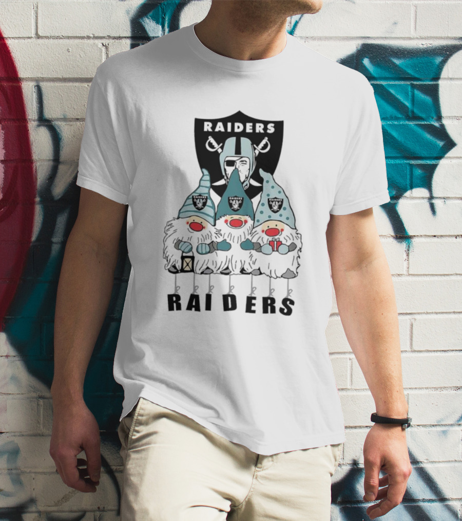 Raiders Gnomes With Helmets And Shields T-Shirt